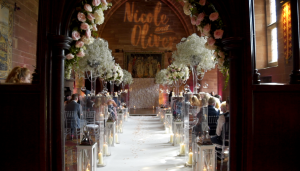 Names above archway Wedding Archway