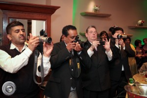 Amateur photographers at wedding wedding photographer