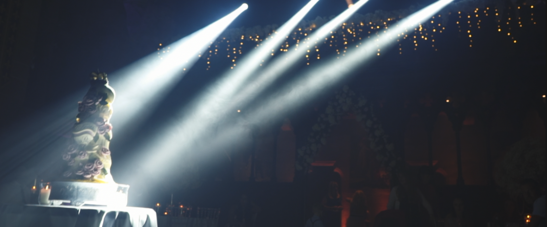 Cake lit up Cake lit up